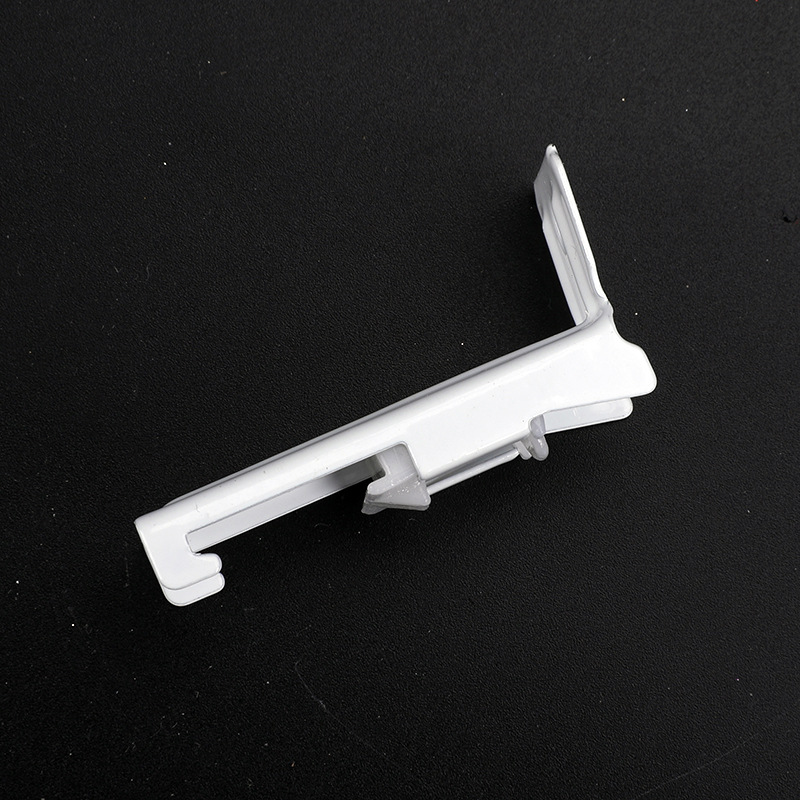 窗帘塑料轨道20mm卡子配件夹片安装码固定支架墙面房顶侧钉子封口