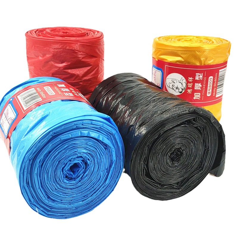 Wholesale Large Garbage Bag Household Kitchen Thickened Garbage Bag Disposable Garbage Bag Two Yuan Store Department Store Wholesale