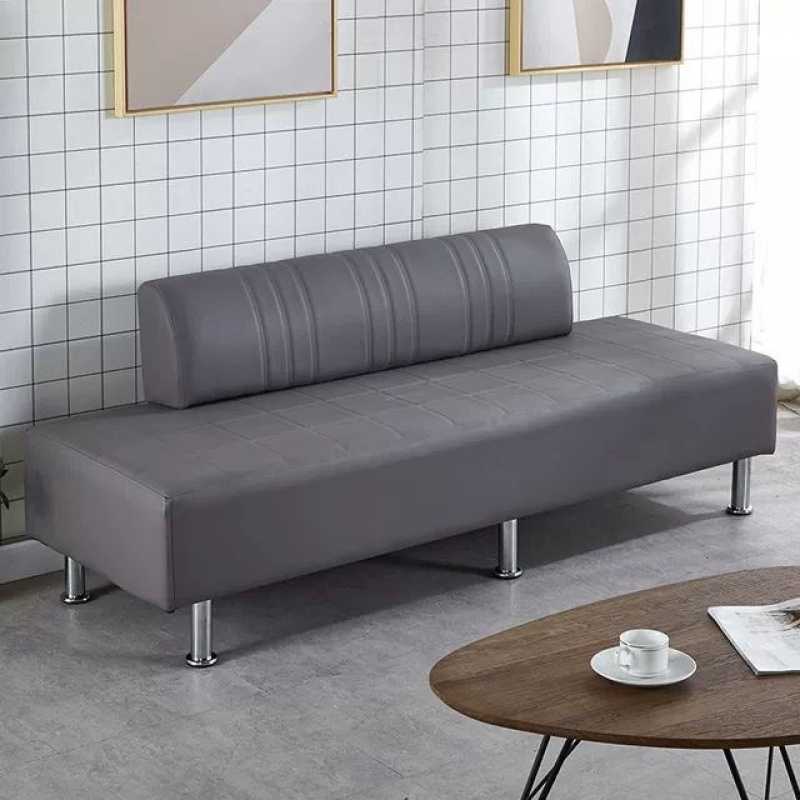 理发店沙发等候椅长条时尚发廊休息沙发美容美发店等候区小沙发椅