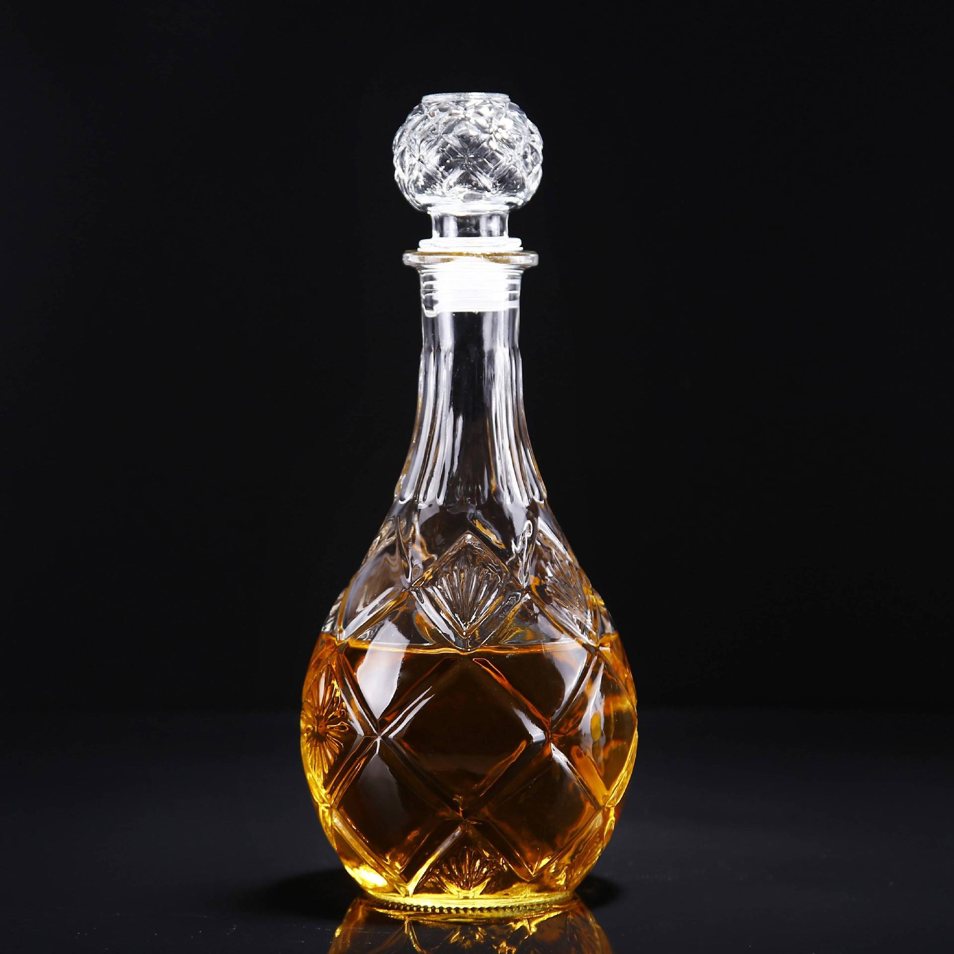 酒坛瓶1斤2斤白酒瓶透明玻璃瓶分装空瓶玻璃酒瓶仿古红酒家用密封