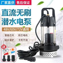 不锈钢无刷直流潜水泵48V60V72V通用电动车抽水泵2寸大流量抽水机