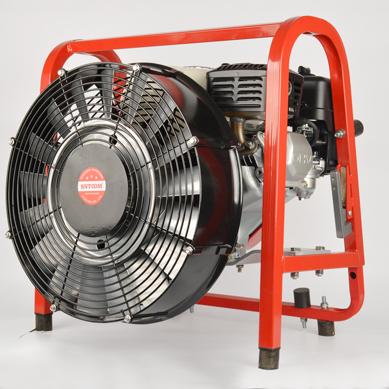 正压式汽油涡轮排烟风机st2102154cm移动消防排烟风机便携风机