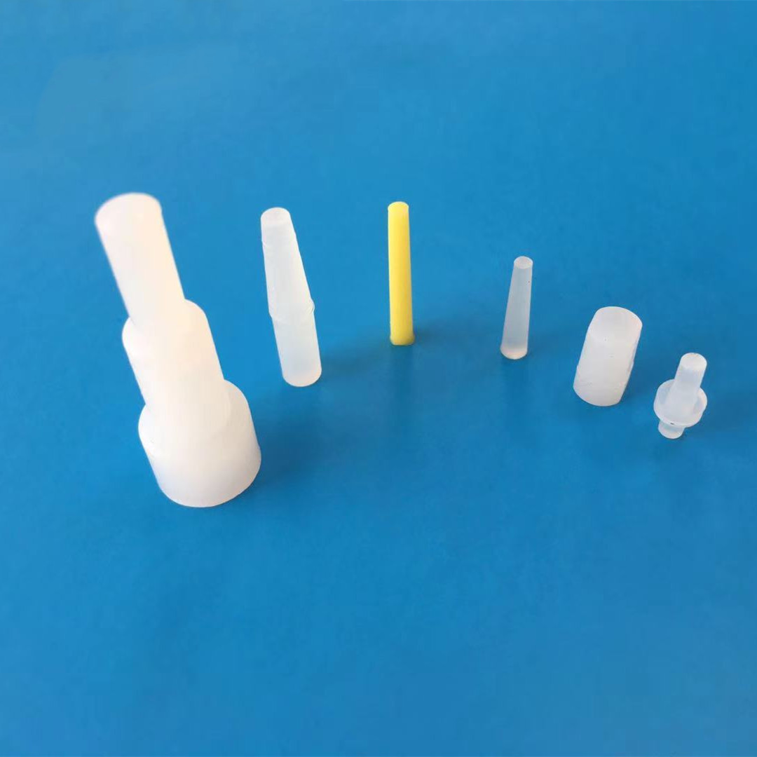 厂家供应防水耐腐蚀锥形硅胶胶塞 试管堵头 针孔烧杯胶塞