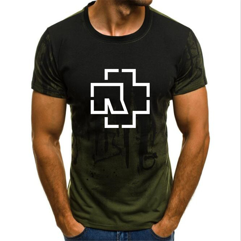 速卖通wish热销男装t恤 德国战车乐队rammstein印花男士运动t恤