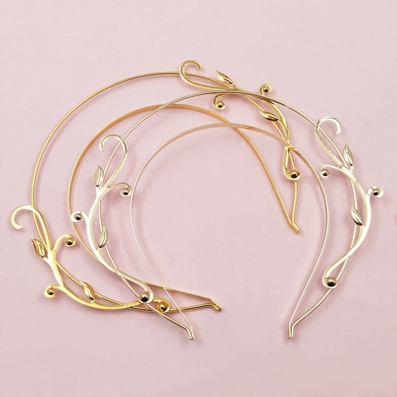 新款汉服圣母光环发冠 diy古风树藤发饰头冠发箍饰品配件-阿里巴巴