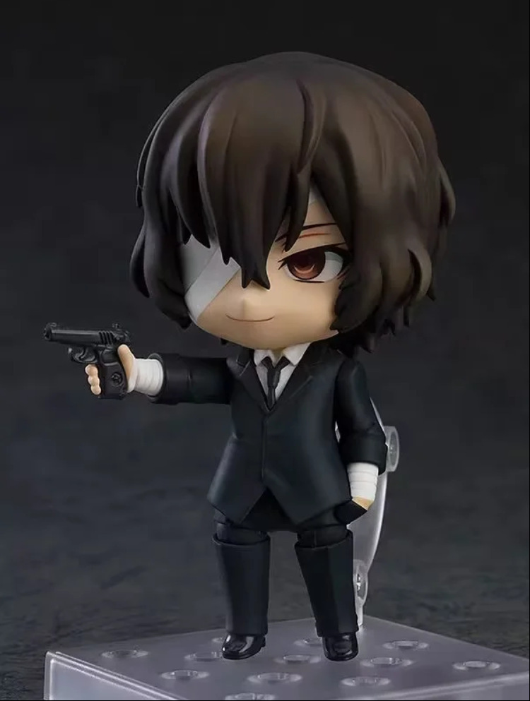 q版粘土 1748#文豪野犬 黑之时代太宰治可换脸手办-阿里巴巴