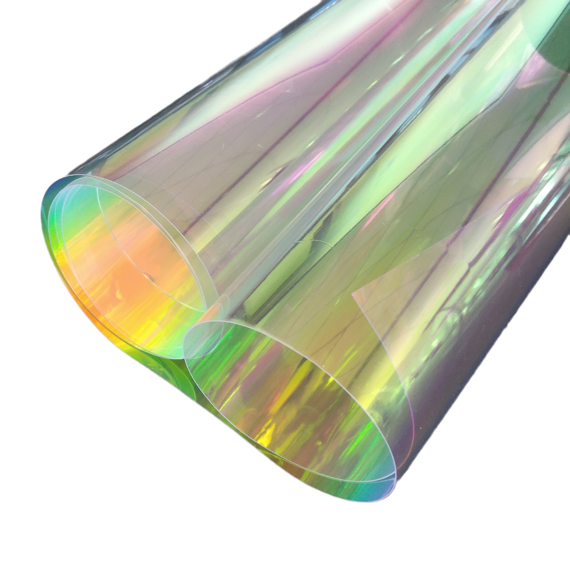 pet透明彩虹膜 反光pvc炫彩镭射膜 合成革箱包手袋幻彩膜-阿里巴巴