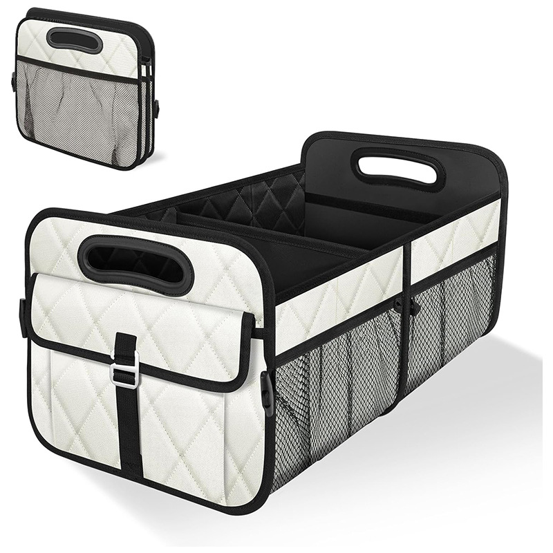 跨境新款热销可折叠汽车储物箱大容量汽车后备箱储物箱车载收纳箱