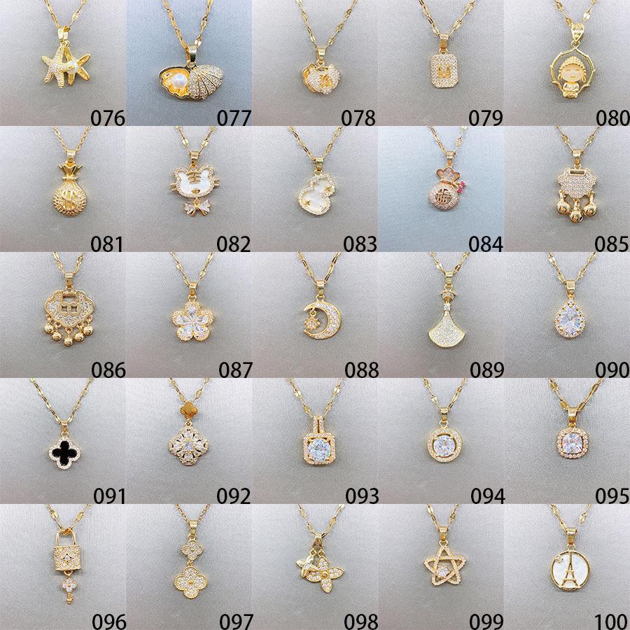 Hundred Hot Sale Color Protection Small Pendant Match at Ease Fashion Trending Best-Seller on Douyin Source Factory Wholesale without Chain