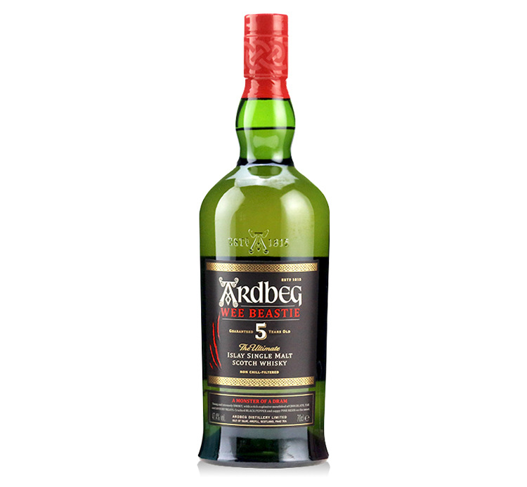 ardbeg 雅伯小怪兽艾雷岛单一麦芽苏格兰威士忌进口蒸馏酒 700ml