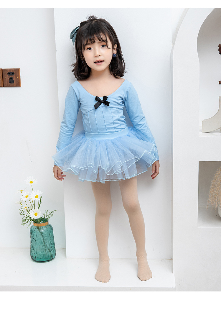 800d儿童舞蹈袜春夏女童连裤袜练功服芭蕾舞袜白色打底裤跳舞专用