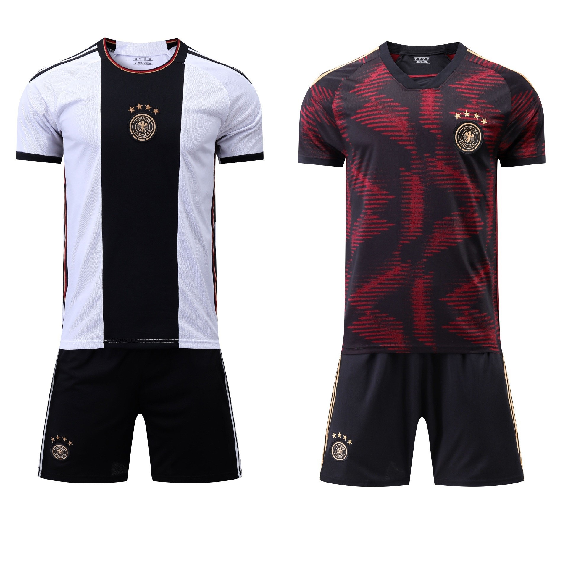2022世界杯德国队穆乐男成人比赛训练服球衣套装团购夏季透气儿童