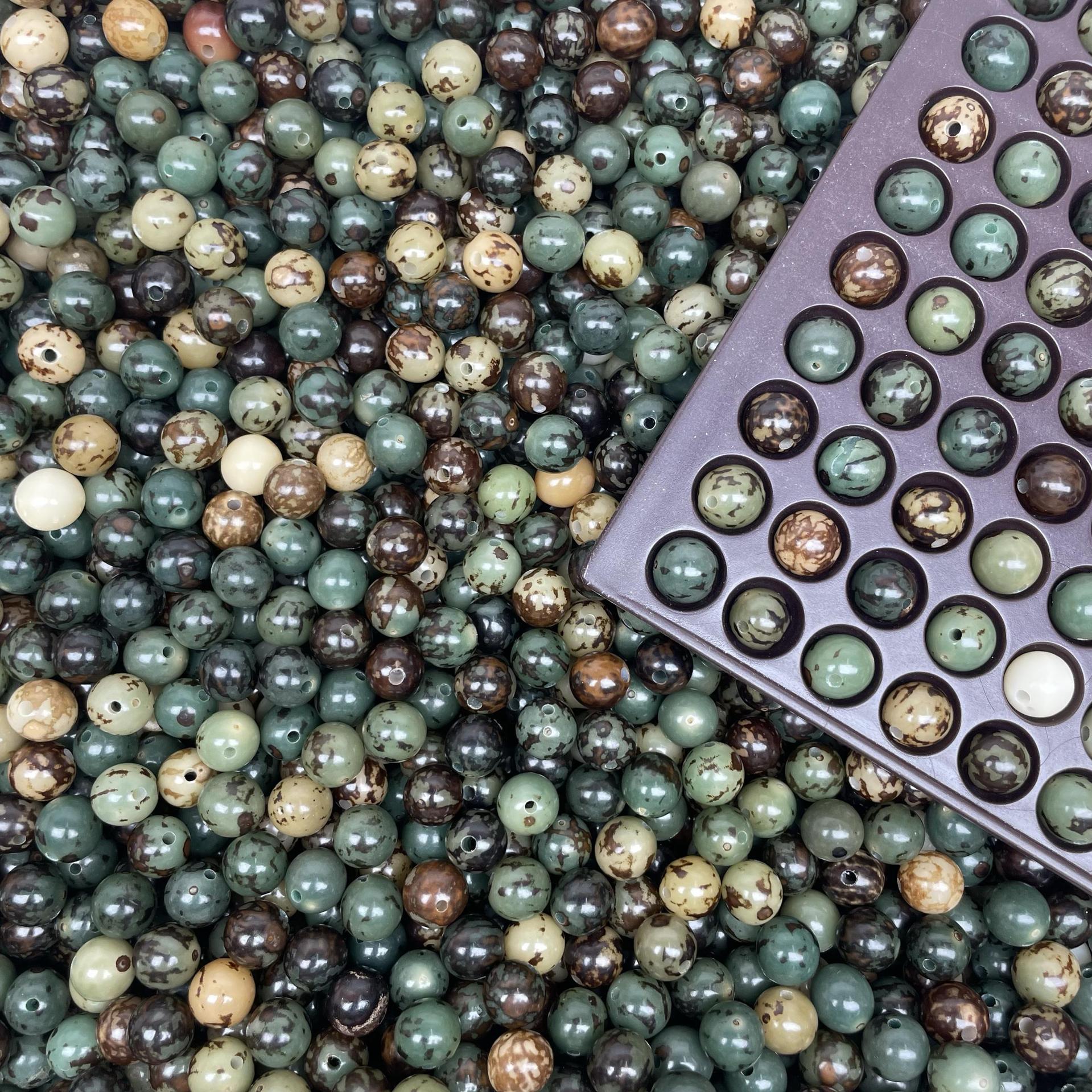 天然虎斑菩提diy散珠已打孔手串项链佛珠文玩菩提子-阿里巴巴