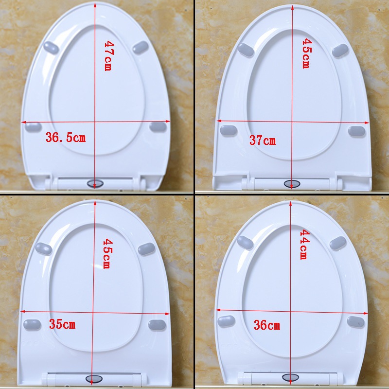 家用马桶盖通用座便盖大v大u型上装一键快拆坐便器盖板通用马桶圈