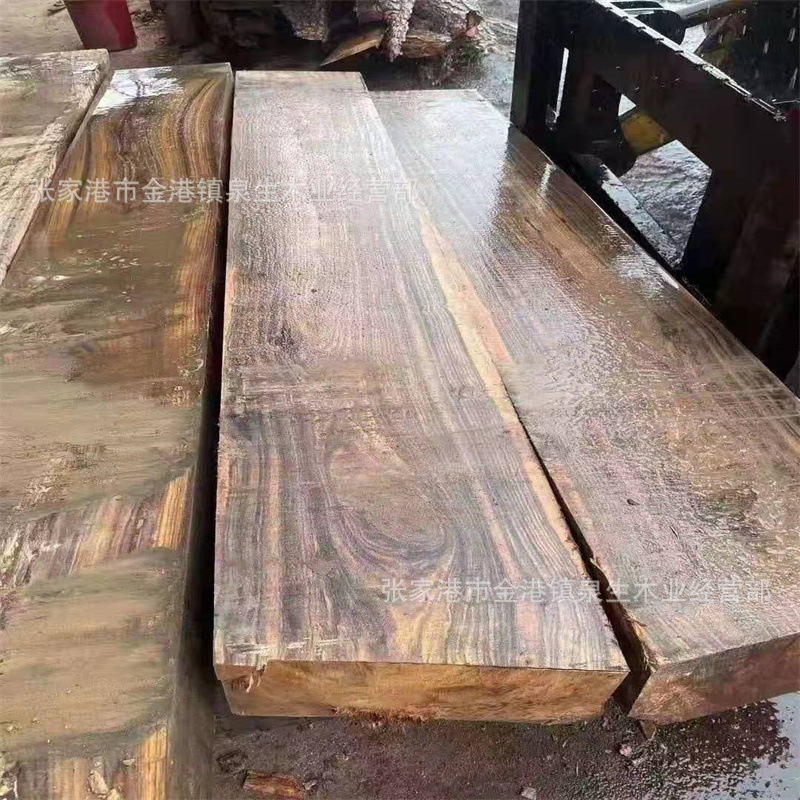 现货供应非洲黑酸枝方料 黑酸枝板材帮锯 木质稳定 纹美 家具雕刻