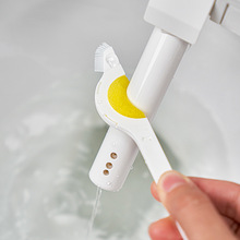 日本智能马桶喷头刷家用无死角一次性厕所坐便器花洒缝隙清洁刷子