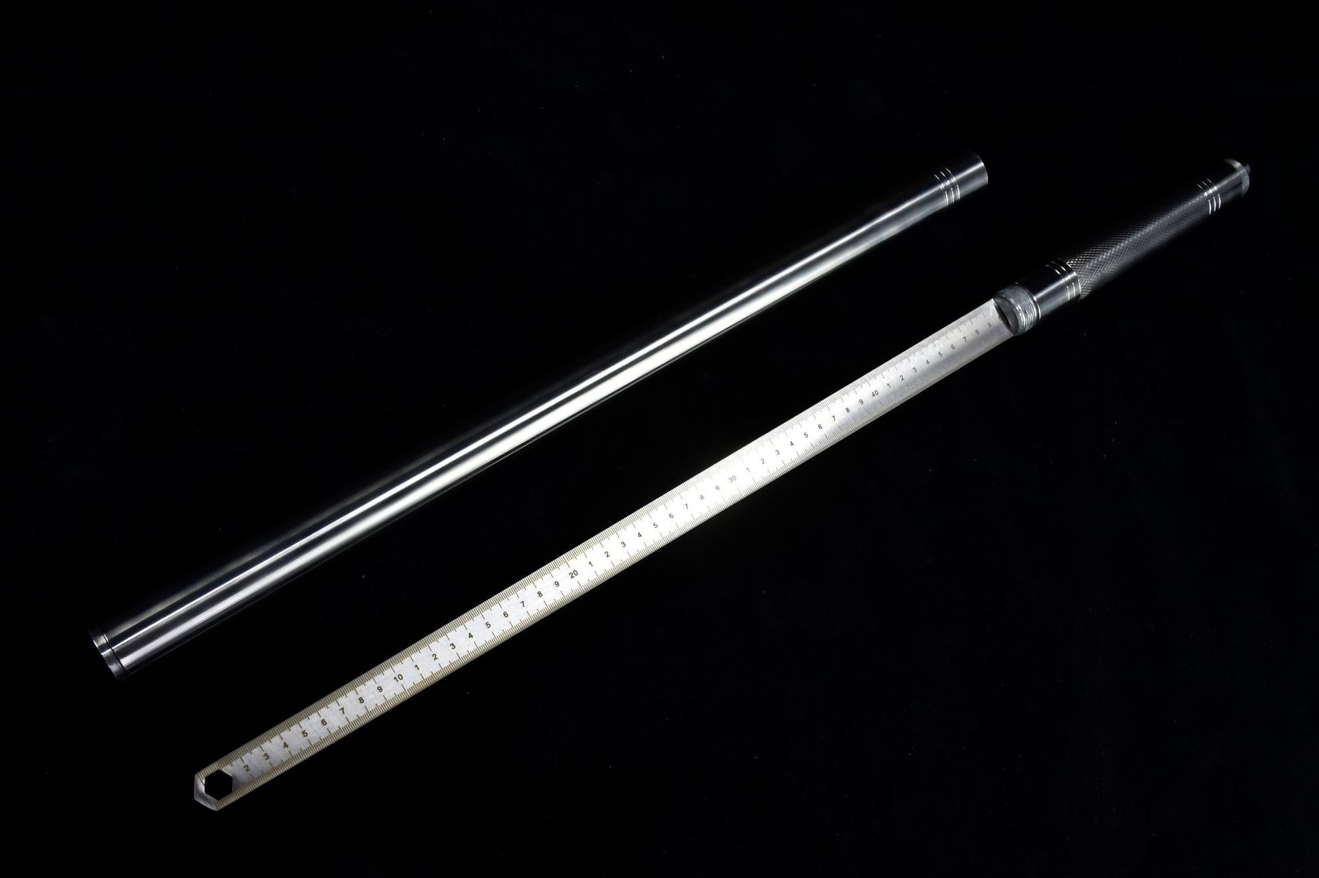 龙泉市宝剑不锈钢长棍反接棍尺防身冷兵器长尺子手工刀剑未开刃