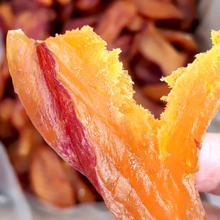 连城特产红心仔倒蒸地瓜干500g农家自制番薯条办公室零食一件代发