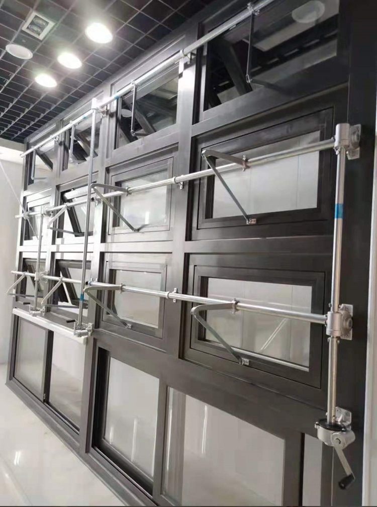 手摇开窗器曲臂关窗一拖多平开窗内开上悬窗高窗手动闭窗机推窗