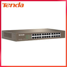 Tenda腾达TEF1024D网络分线器24口100M汇聚分流百兆交换机Switch
