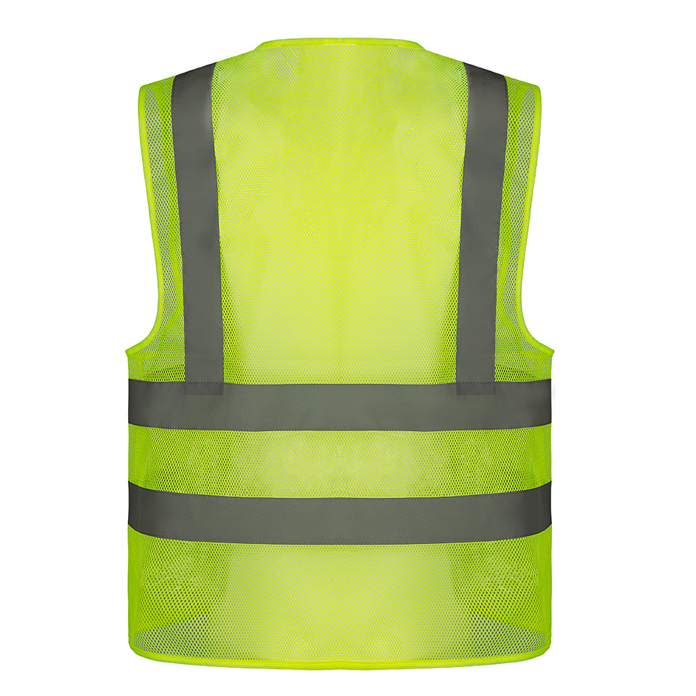 Customizable Construction Site Traffic Safety Reflective Mesh Vest Reflective Vest Work Clothes