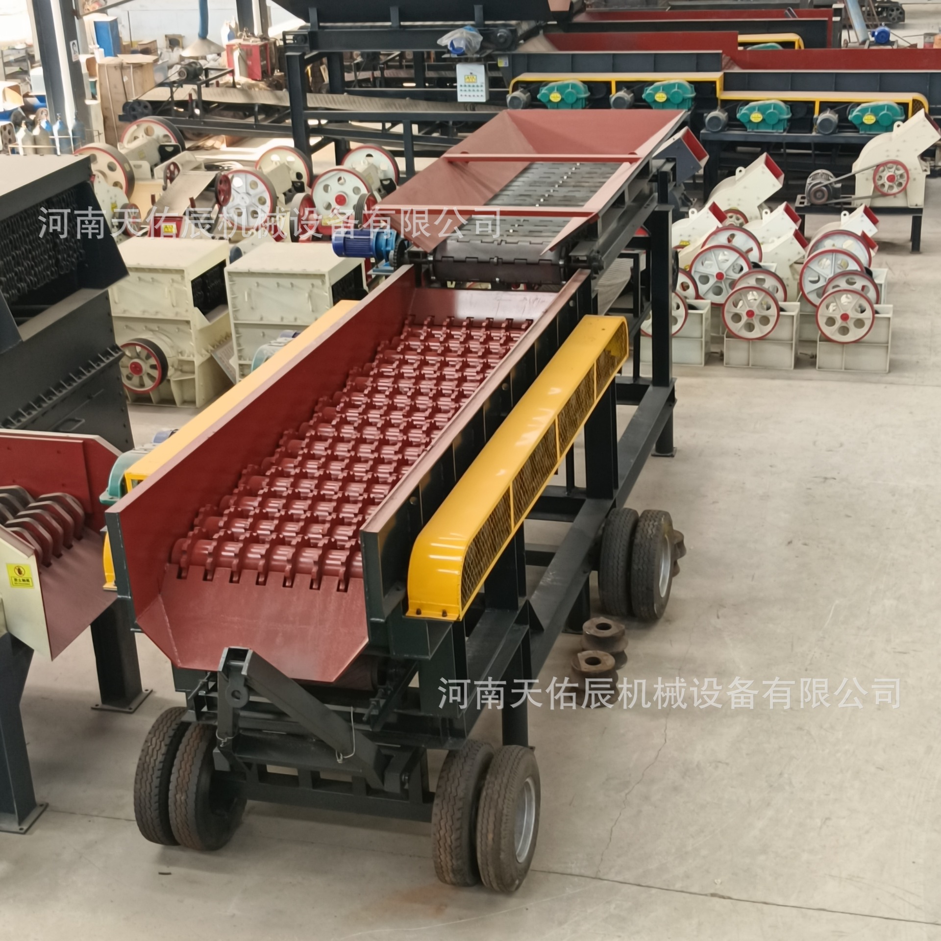 现货供应移动式泥石分离机 砂石分筛机 矿石泥沙粘土分离设备