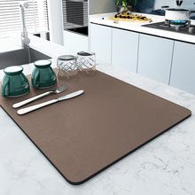 跨境厨房台面纯色简约沥水垫吸水家用餐厅耐高温防烫隔热干燥垫