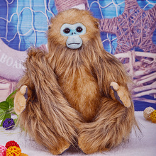 仿真金丝猴动物园摆件长毛猴子玩偶毛绒玩具公仔工厂直供批发