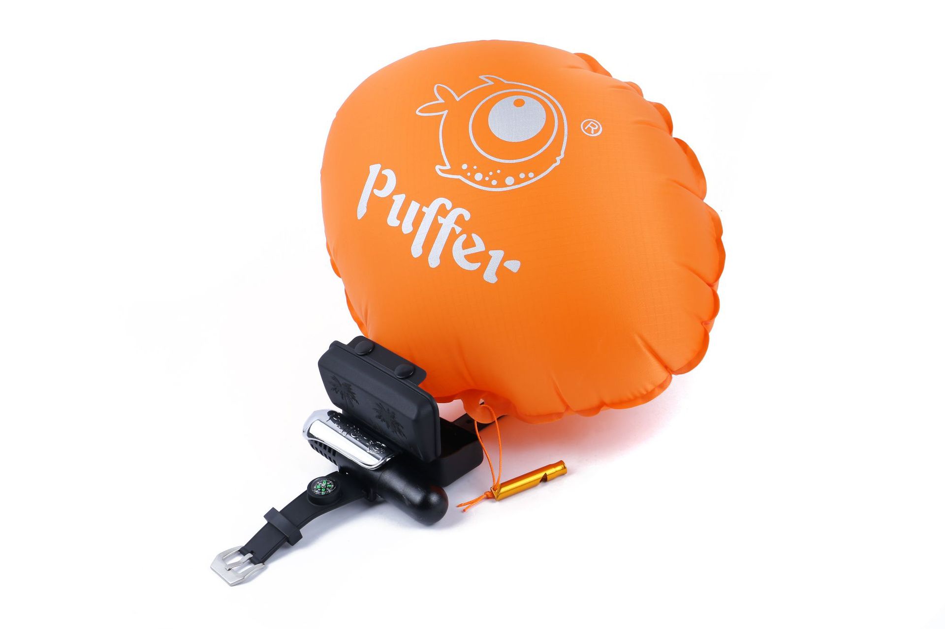puffer泡泡鱼救生手环防溺水腕带游泳户外水上溺水自救手环直销