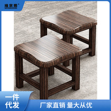 小木凳实木椅家用小板凳矮凳客厅茶几小方凳子大人结实耐用换鞋红