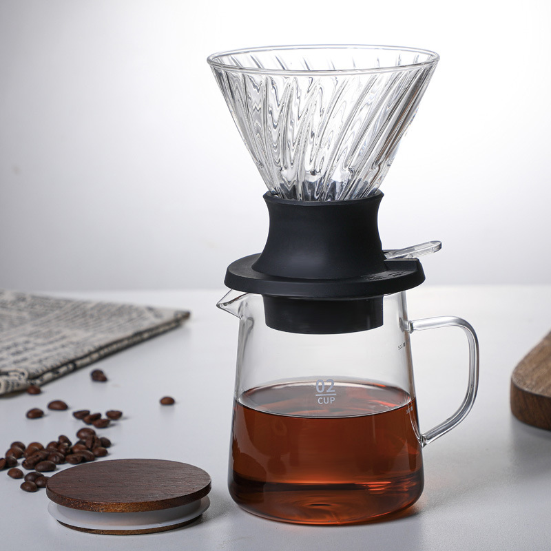 批发玻璃咖啡壶聪明杯咖啡滤杯浸泡滤杯咖啡壶手冲咖啡器具过滤器