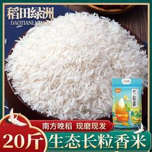 20斤长粒香米新米晚稻丝苗米煲仔饭蛋炒饭猫牙米煮饭10斤大米批发