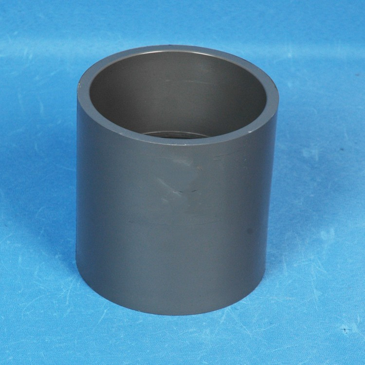 美标upvc工业管件 ansi sch80美标 pvc-u直通 管箍 套管 直接头