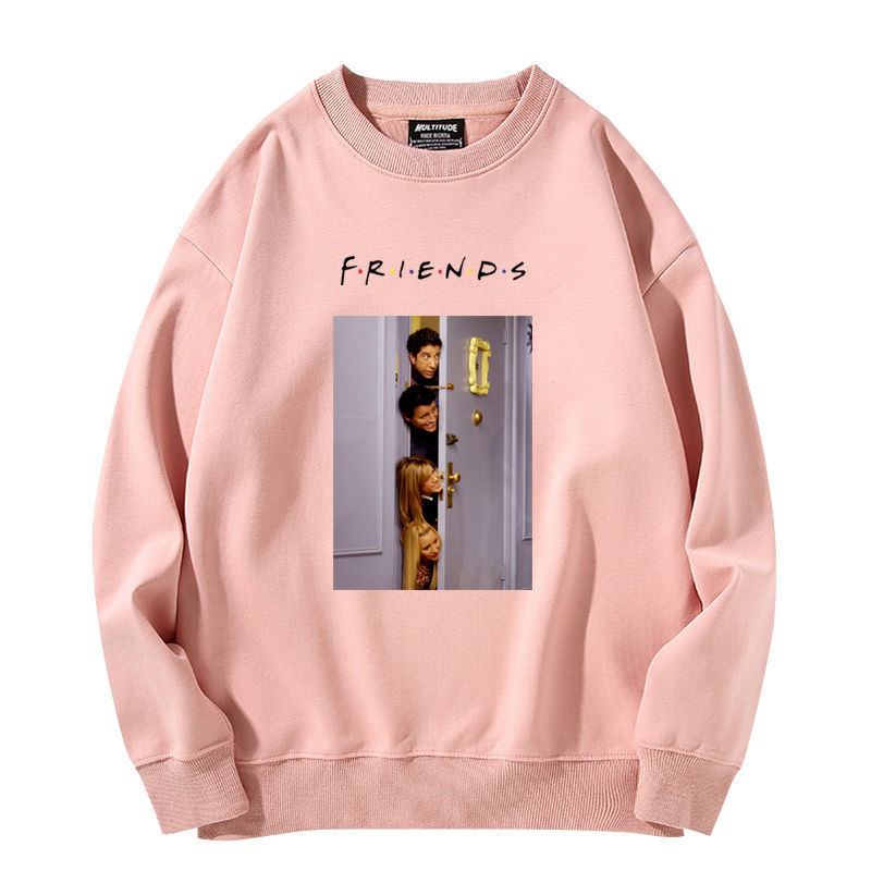 老友记卫衣圆领六人行长袖friends恶搞搞怪男女情侣衣服闺蜜装潮
