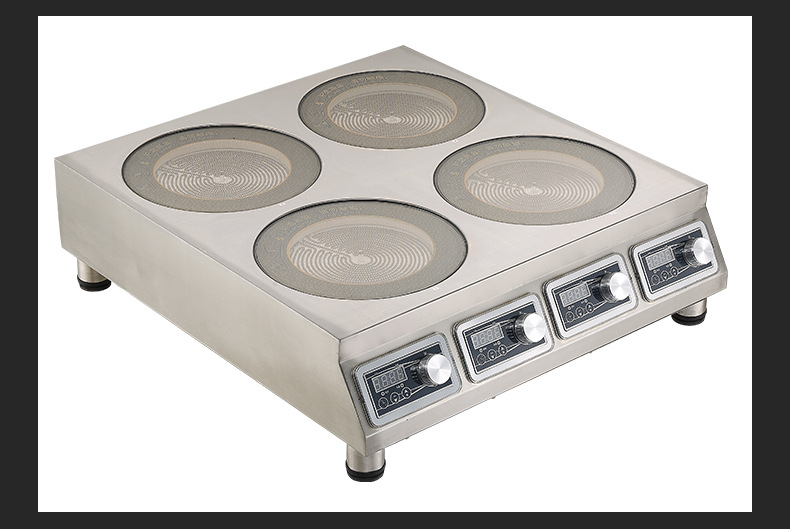 5w商用电磁炉大功率电陶炉不锈钢多头煲仔炉四头多眼煲仔饭机