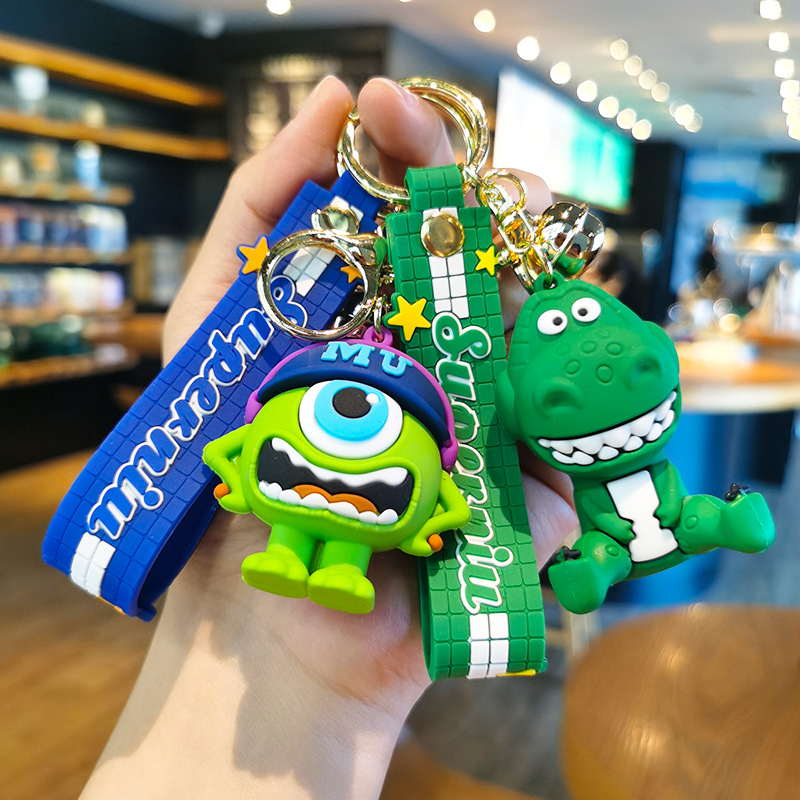 2 Th Generation New Cute Toy Story Keychain Buzz Lightyear Doll Pendant Toy Three-Eyed Monster Key Ring