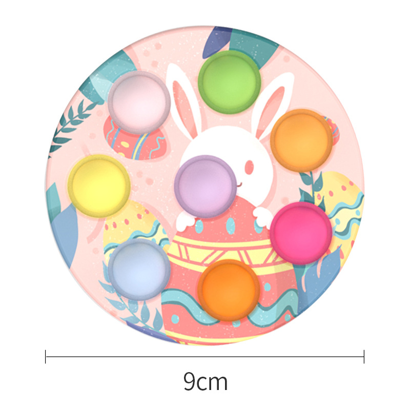 Cross-Border Hot Easter Rat Killer Pioneer Rabbit Bubble Music Pressure Reduction Toy Vent Silicone Decompression Toy Wholesale