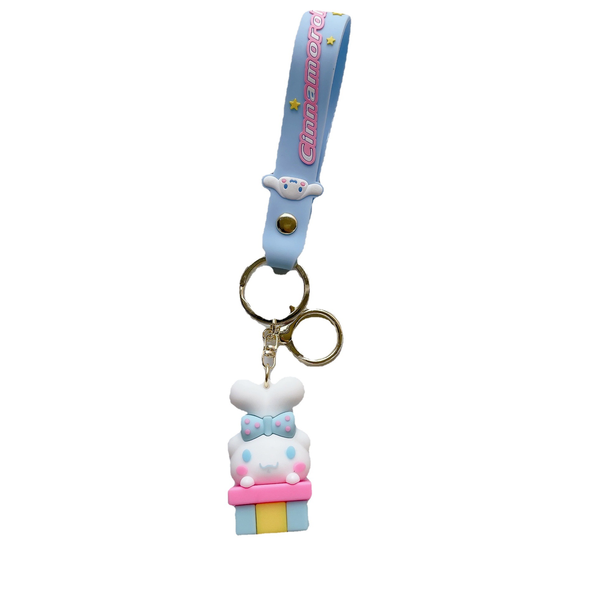 New Creative Big Ear Dog Cinnamoroll Babycinnamoroll Keychain Cute Cartoon Bag Gift Decoration Doll Pendant Wholesale
