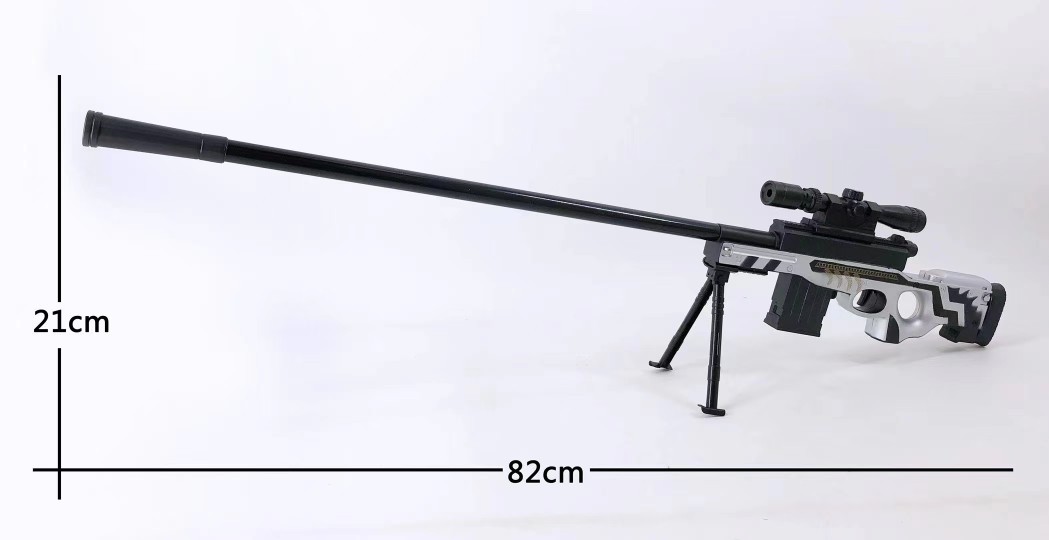 抛壳软弹枪awm狙击枪吃鸡卡片大礼盒礼品批发地摊套圈玩具批发