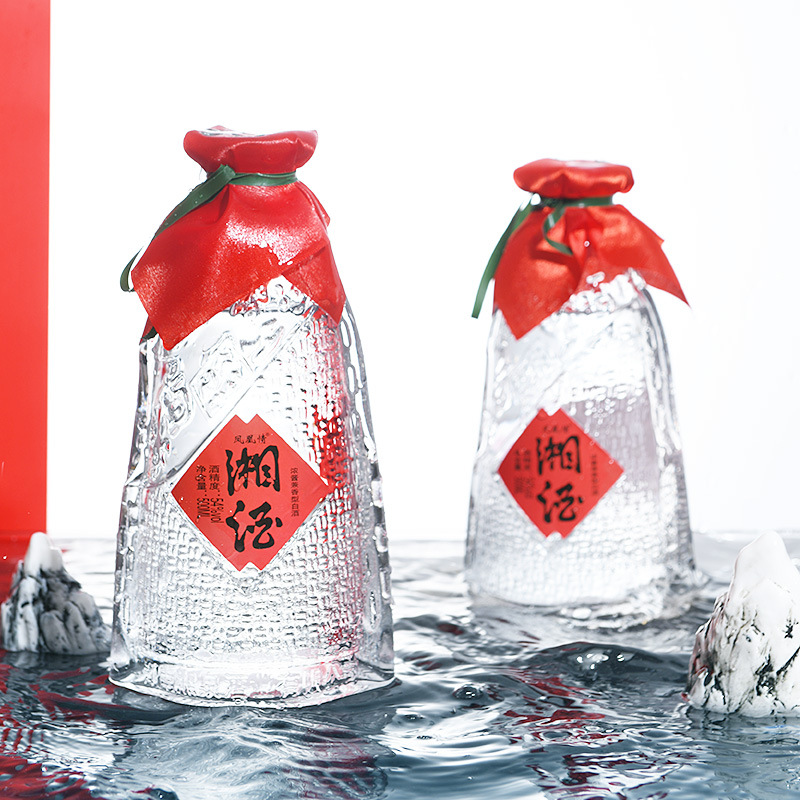 【凤凰情】湘泉酒业湘酒54度兼香型高度白酒500ml*6瓶整箱粮食酒