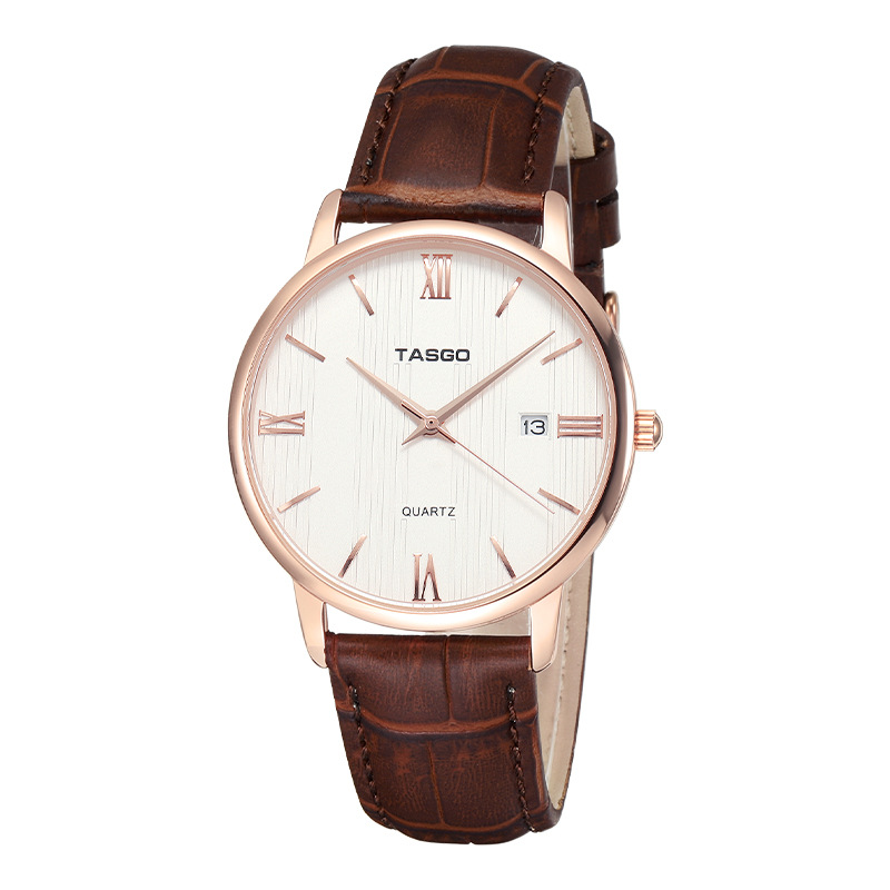 tasgo特斯高t118防水学生石英男士手表女士手表情侣表皮带表