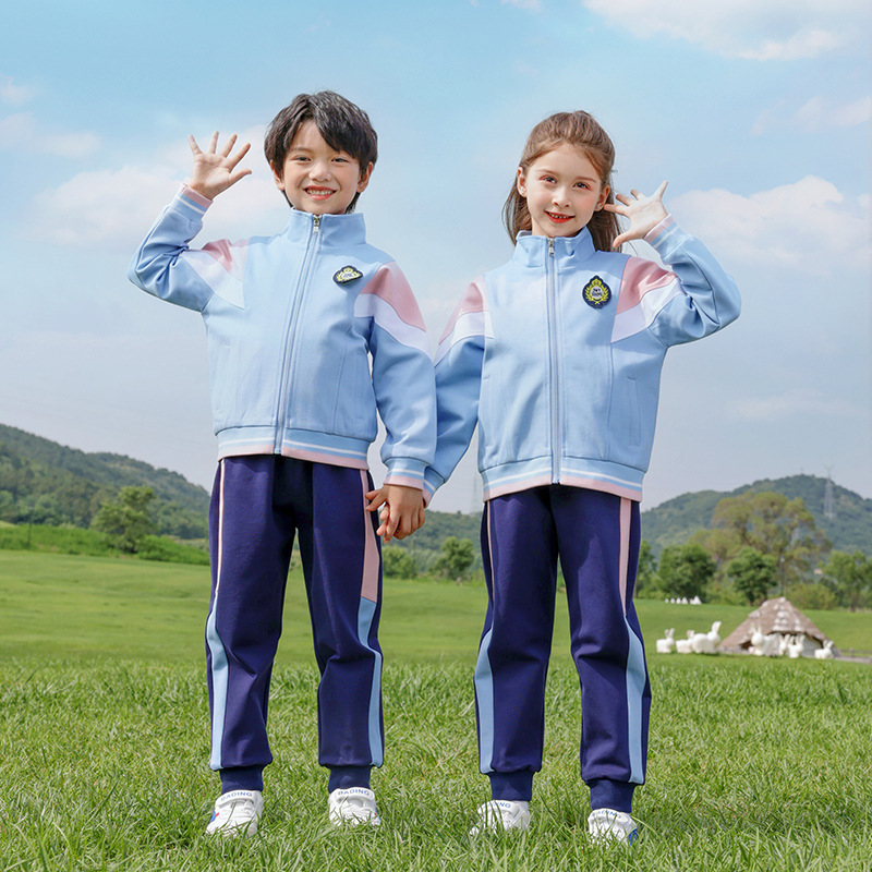 小学生校服春秋套装三件套运动服儿童秋季运动会服装幼儿园园服