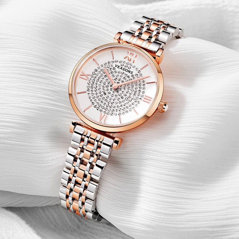 一件代发 威顿满天星女士手表时尚气质轻奢抖音快手直播大牌同款