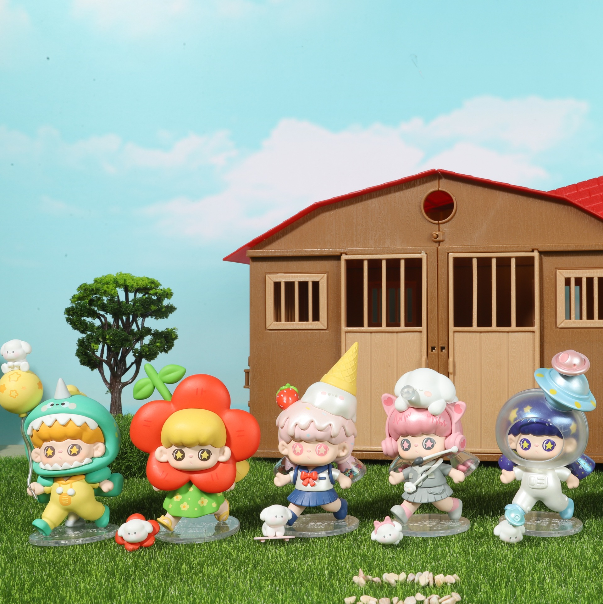 正版litter一起散步吧盲盒手办娃娃女生礼物玩具玩偶公仔批发