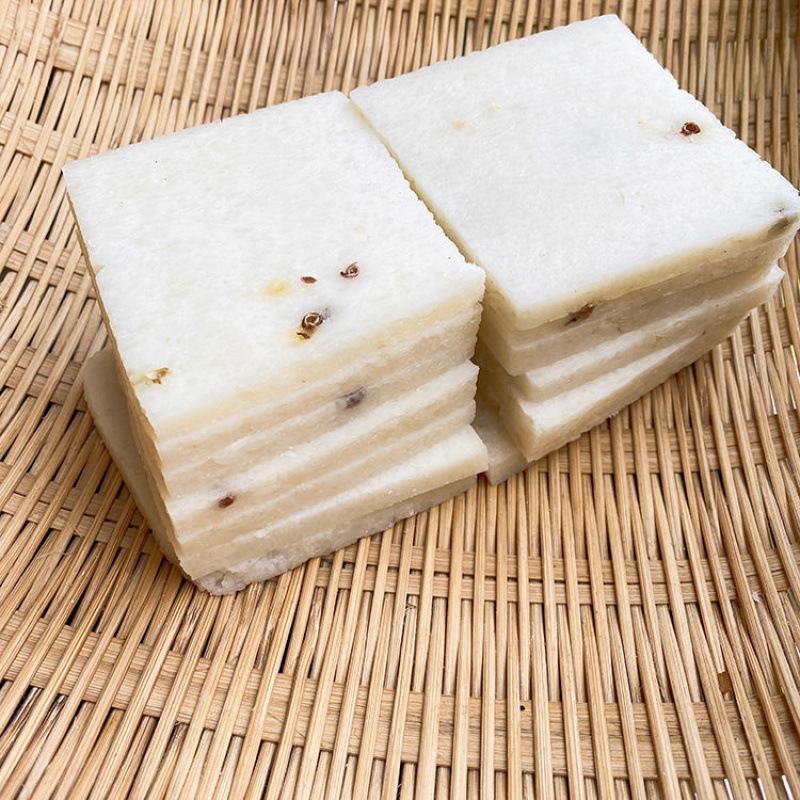 四川广安重庆特产香麻糯米糍粑块花椒盐味油炸早餐咸味糍粑块