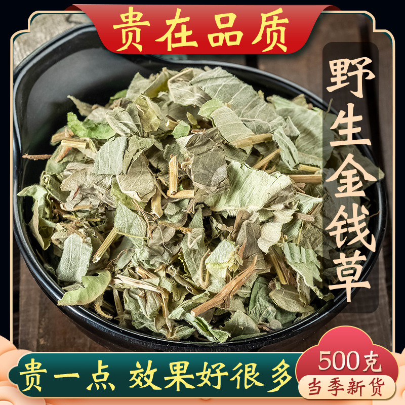 金钱草中草药500g野生金钱草特级大叶金钱草泡茶中药材金钱草药材