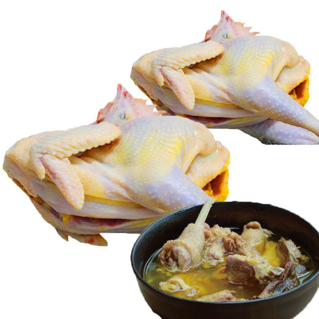 2只包邮三黄鸡农家散养土鸡整只老母鸡笨鸡山鸡月子