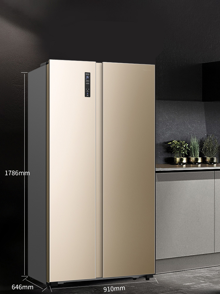 海信对开门冰箱 422升/519l/650升十字家用节能省电风冷无霜静音