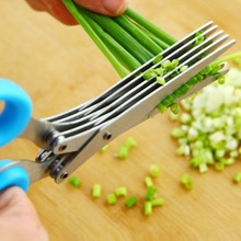 五层剪多层厨房不锈钢葱花剪刀韭菜香菜切葱刀碎纸切碎菜一件代发