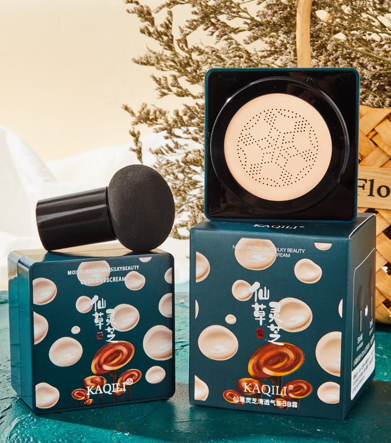 卡琪丽新品蘑菇气垫bb霜护肤养颜遮瑕粉底液保湿持妆防汗气垫bb霜